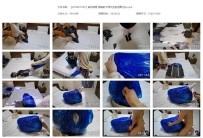 【QTGZS1056】高校联盟 够骚的大四学生蓝色膜全包