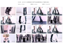 【QTGZS1072】高跟遇到跑步机 短裙下的NZ超高细跟长靴与3公...