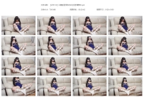 【LYB122】冷酱蓝色死库水白丝足折腿缚