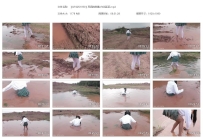 【QTGZS1050】风霜的筱酱 白丝踩泥