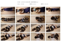 【QTGZS1087】麻绳，脚铐，冰蓝的级郊狼体验