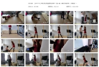 【SZY0119】 蝶儿黑丝真空露背红吊带TJ（第一集）白嫩小奴...