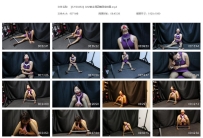 【SJYS0454】女M的金属囚枷固定放置