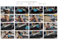 【QTGZS0268】大灰原创 大韩空姐肉丝高跟折腿缚3