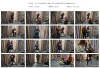 【SXYC0064】媛媛 口球 拇指绑 口水  长时间吊在柱子上 脚尖...