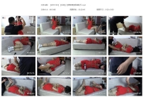 【SZY0100】【铃铛】红裙束缚窒息体验下