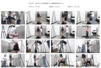 【MJN0033】粉樱超痛苦17cm高跟靴电击跑步机