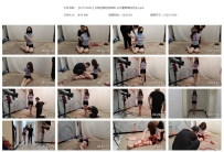 【SXYC0432】艾琳红绳后手观音 交叉腿艰难的行走