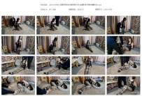 【SXYC0308】雪娜 黑皮衣白绳团缚 纱布 透明胶带 黑胶堵嘴...