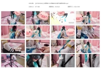 【QTGZS0940】许墨原创 七七西施白丝诗语江南极致反差