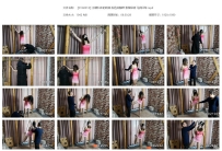 【SYG0012】放假归来的杨蕊 粉色抹胸裙 极限吊铐 马具口球