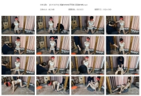 【SXYC0279】优璇白内衣柱子固定 浸湿的内裤