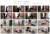 【SXYC0265】云熙 扎带 被牵引的蓝裙风情少女