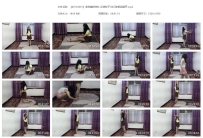 【ZJYC0061】麦琪镣铐挣扎 反铐柱子 自己拿钥匙解开