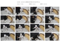 【QTGZS0674】狸猫原创 雪白可爱的人形犬全包木乃伊