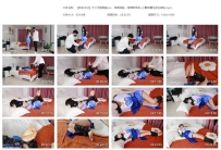 【ZEB0004】大二学姐西施cos，束缚体验。束缚单手套+小腿套...